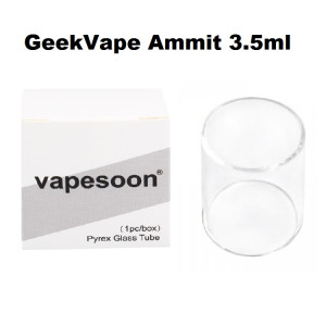 Vapesoon Pyrex Glass Tube for GeekVape Ammit 23mm