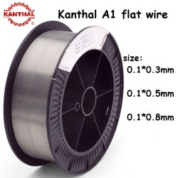 Kanthal wire A1 flat wire for ecig heating wick atomizer