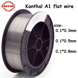 Kanthal wire A1 flat wire for ecig heating wick atomizer