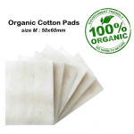Organic Cotton Pads size 50x 60mm