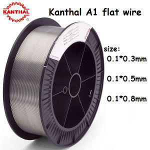Kanthal wire A1 flat wire for ecig heating wick atomizer