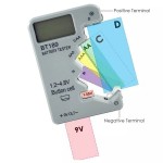 BT-886 Digital Battery Tester AA AAA C D 9V