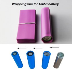 Wrapping film PVC Heat for 18650 battery 5Pcs
