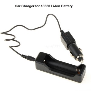 Car Charger for 18650 Rechargeable Li-Ion Battery