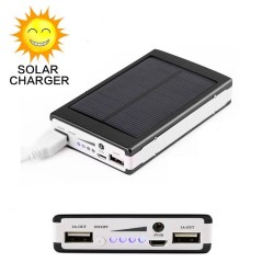 Solar Panel Dual USB Power Bank Charger