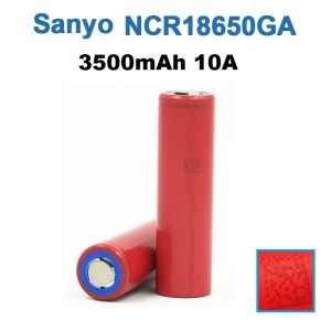 Επαναφορτιζόμενη μπαταριά Sanyo NCR18650GA 3500mah