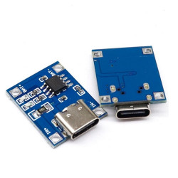 DIY Charger USB Type C 5V 1Α Board for 18650 Lithium Battery