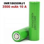 INR18650MJ1 3500mAh 10A Lithium Battery