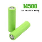 Επαναφορτιζόμενη Μπαταρία 14500 Li-ion 3.7V 1600mAh Flat Top