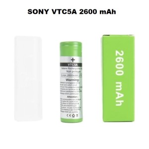 Sony US18650 VTC5A 2600mAh 3.7V 35A Battery Premium-Quality - Flat Top