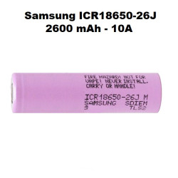 Samsung ICR18650-26J 10A 3.7V li-ion Battery