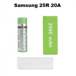Samsung INR18650-25R 2500mAh Battery Premium-Quality - Flat Top