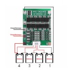 BMS PCM PCB 4S 30A Li-Ion Charging and Protection Module