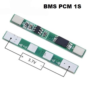 1S 3A 3.7V BMS PCM PCB Li-Ion Charging & Protection Module
