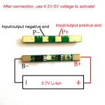 1S 3A 3.7V BMS PCM PCB Li-Ion Charging & Protection Module
