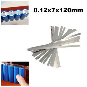 Λαμάκια Νικελίου για Συγκόλληση Μπαταριών 18650 0.12x7x120mm
