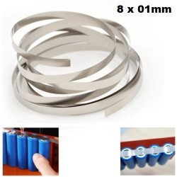 Nickel Ni Metal Strap 8 x 0.1mm for 18650 Batteries