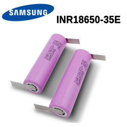 ​Samsung INR18650-35E Battery with Z Soldering Lug