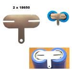 Nickel Ni Metal Strap for 2X18650 Batteries