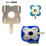 Nickel Ni Metal Strap for 4X18650 Batteries