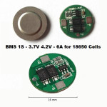 BMS PCM 1S 6A 3.7V 4,2V  Li-Ion Charging and Protection Module