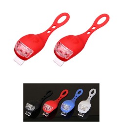 ​LED Bike silicon flash light set 2pcs
