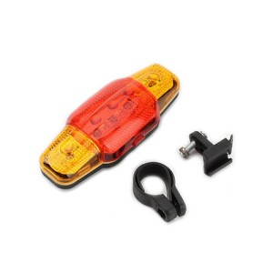 5-LED 7-Mode Red & Yellow Light for Flashing Bicycle