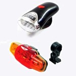 Set LED High Power Front and Rear Bike Light
