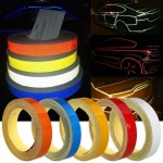 Car Auto Reflective Safety Warning Tape Film Stickers 3M