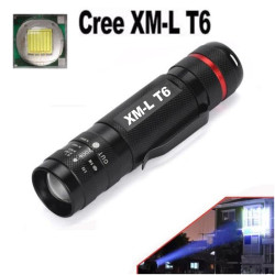 2000Lm CREE XM-L T6 LED 18650 Flashlight 3 Mode