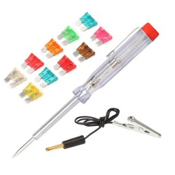 Auto Car Plug In Fuse With Tester Test Voltage 12V