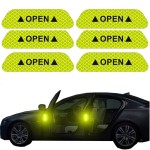 Car Door Stickers OPEN Kit 6pcs