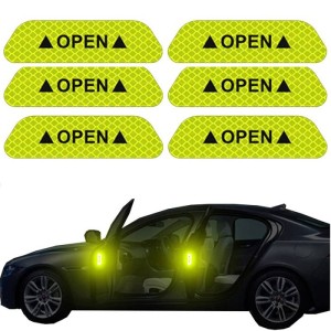 Car Door Stickers OPEN Kit 6pcs