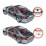 Car ​HD DVR Rearview Mirror Camera Dash Cam Video Dual Lens Recorder