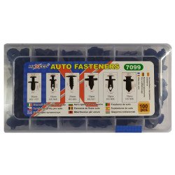 Πλαστικά Κουμπώματα Κλιπ Αυτοκινήτων σε Κασετίνα 7099 Σετ 100 Τεμαχίων Πλαστικά Κουμπώματα Κλιπ Αυτοκινήτων σε Κασετίνα 7099 Σετ 100 Τεμαχίων