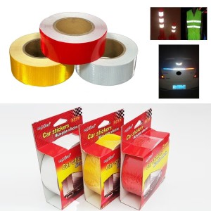 Reflective Safety Warning Film Stickers 25M