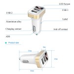Dual Ports USB Car Charger Digital LED Voltage Display