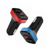 Dual Ports USB Car Charger Digital LED Voltage Display