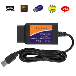 ELM327 USB OBDII Auto Car Scanner Scan Tool