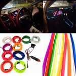 LED Flexible EL Wire Neon Light DC 12V for Car