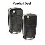 Flip Remote Folding Key Fob Case 2 and 3 Buttons for Vauxhall Opel