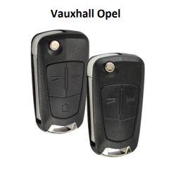 Flip Remote Folding Key Fob Case 2 and 3 Buttons for Vauxhall Opel