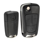 Flip Remote Folding Key Fob Case 2 and 3 Buttons for Vauxhall Opel