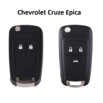 Flip Folding Car Key Shell for Chevrolet Cruze Aveo