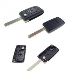 Car Key Shell Replacement for Peugeot - Citroen Berlingo 2 Buttons