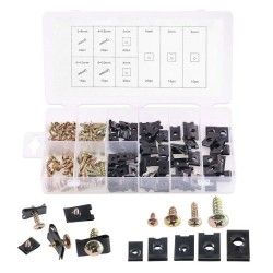U-Clip and Screw Set 170 Pieces