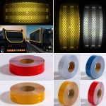 Reflective Safety Warning Tape Film Stickers 3M