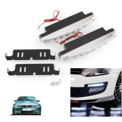 Universal 8 LED White Light  for Car
