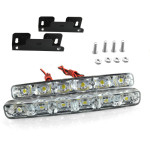 Universal 6 LED DRL White Light for Car