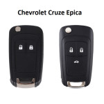 Flip Folding Car Key Shell for Chevrolet Cruze Aveo
